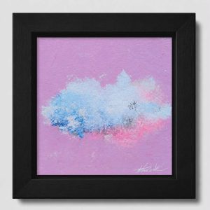 Radiant Opera - 6"x6" - Echoes of Heaven Series - Original Painting - Framed
