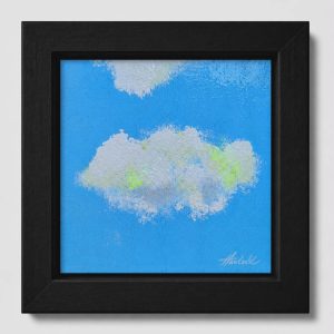 June Bug's Dream Signal - 6"x6" - Echoes of Heaven Series - Original Painting - Framed