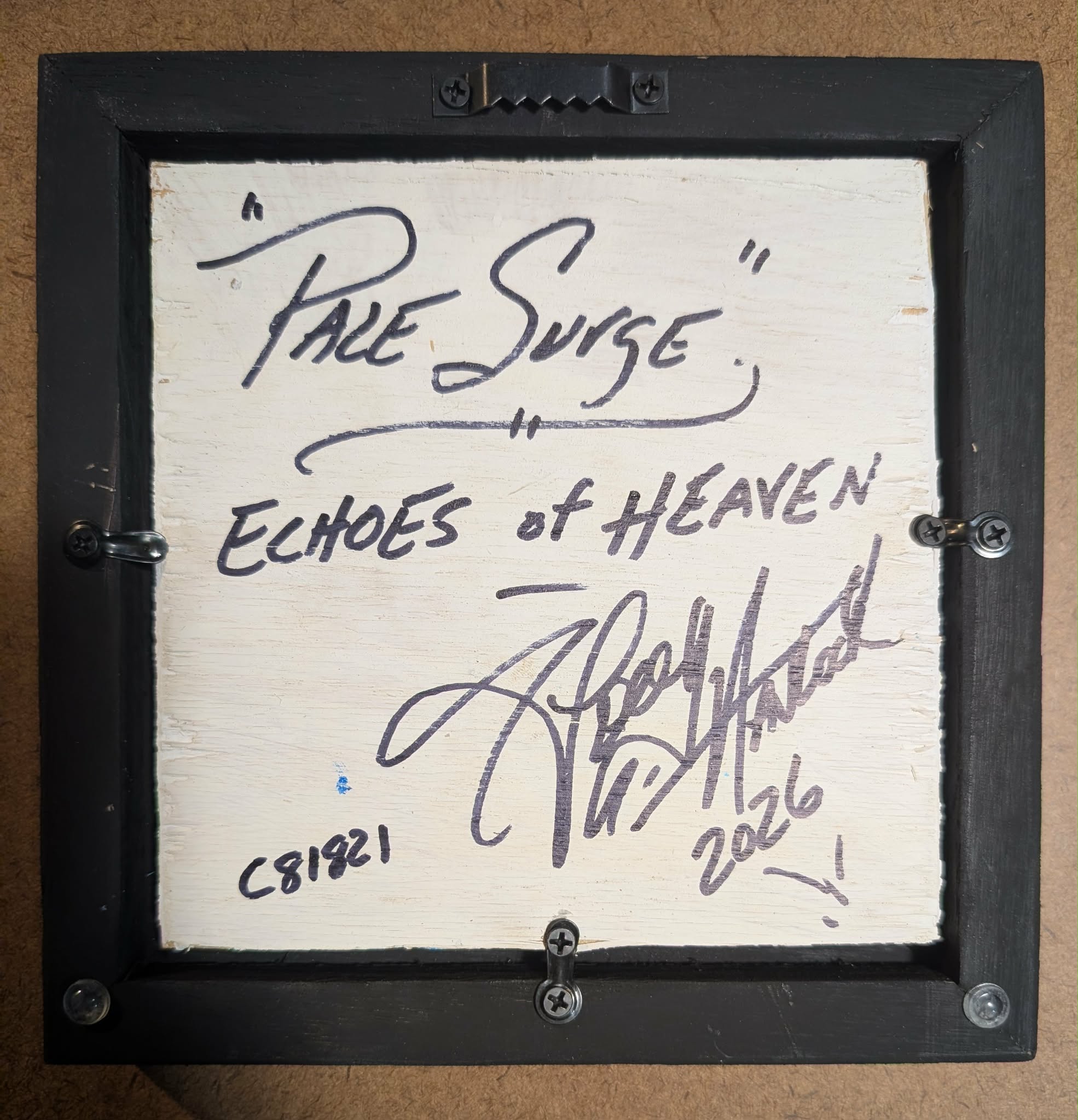 Pale Surge - 6"x6" - Echoes of Heaven Series - Original Painting - Framed - Image 2