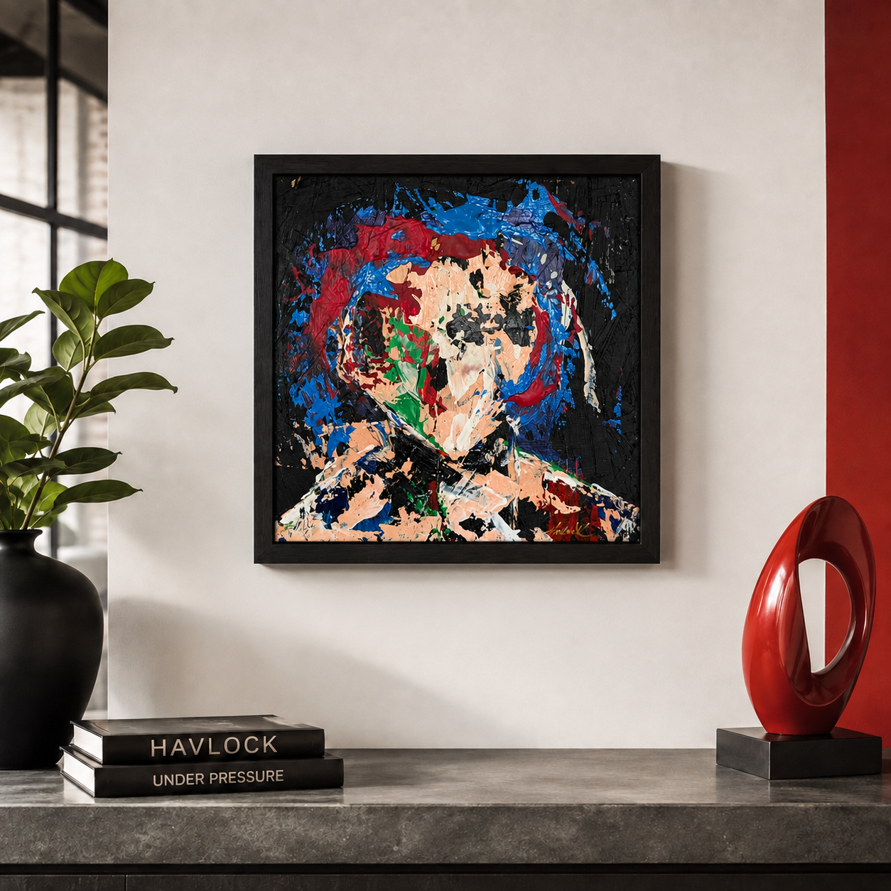 Beautiful Trauma Party – Original Painting – Havlock collaboration – Under Pressure series - Image 2