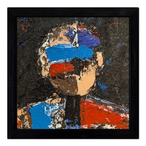 Blackout Kiss Machine – Original Painting – Havlock collaboration – Under Pressure series