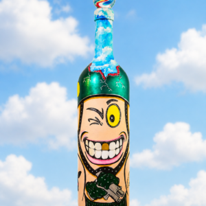 Bubba Boom - POPADEMIC - Painted Glass Bottle