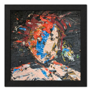 Damage in Progress - Original Painting - Joey & Rhonda Havlock collaboration - Under Pressure series