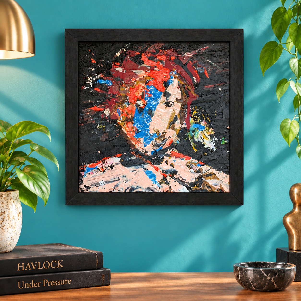 Damage in Progress - Original Painting - Joey & Rhonda Havlock collaboration - Under Pressure series - Image 2