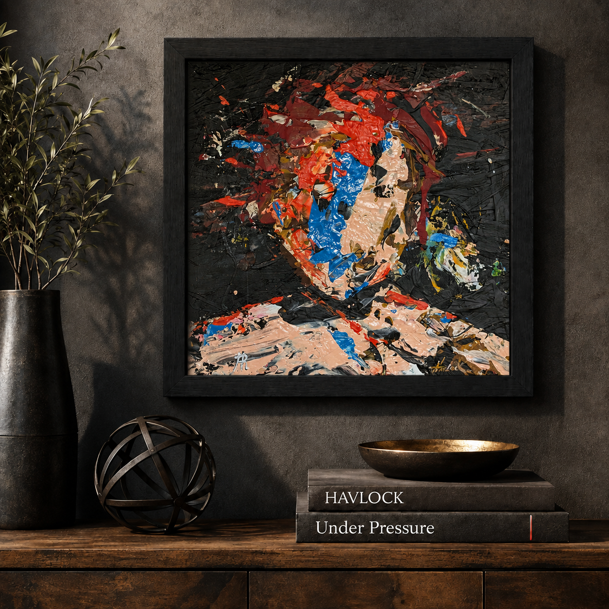 Damage in Progress - Original Painting - Joey & Rhonda Havlock collaboration - Under Pressure series - Image 6