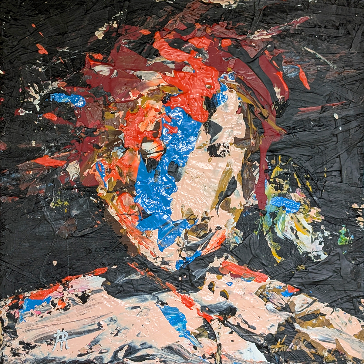 Damage in Progress - Original Painting - Joey & Rhonda Havlock collaboration - Under Pressure series - Image 3