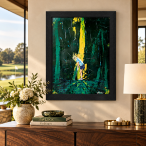 ONE MORE SWING Original Painting – SWINGERS Impressionist Golf Series