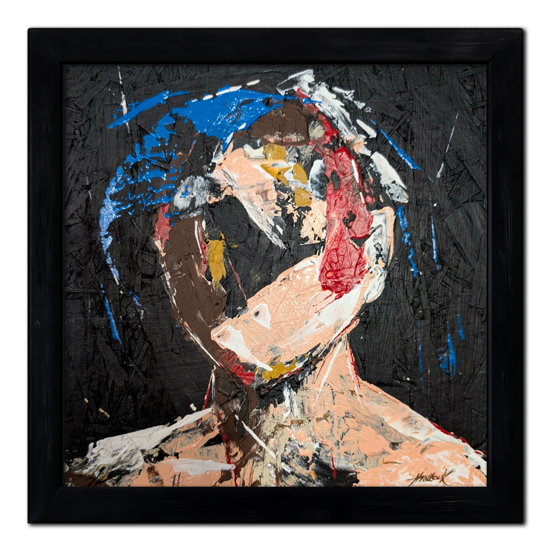 The Shape Of Unsaid Things - Original Painting - Joey & Rhonda Havlock collaboration - Under Pressure series