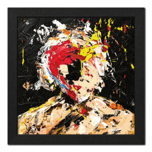 Lip Bite Break – Original Painting – Havlock collaboration – Under Pressure series