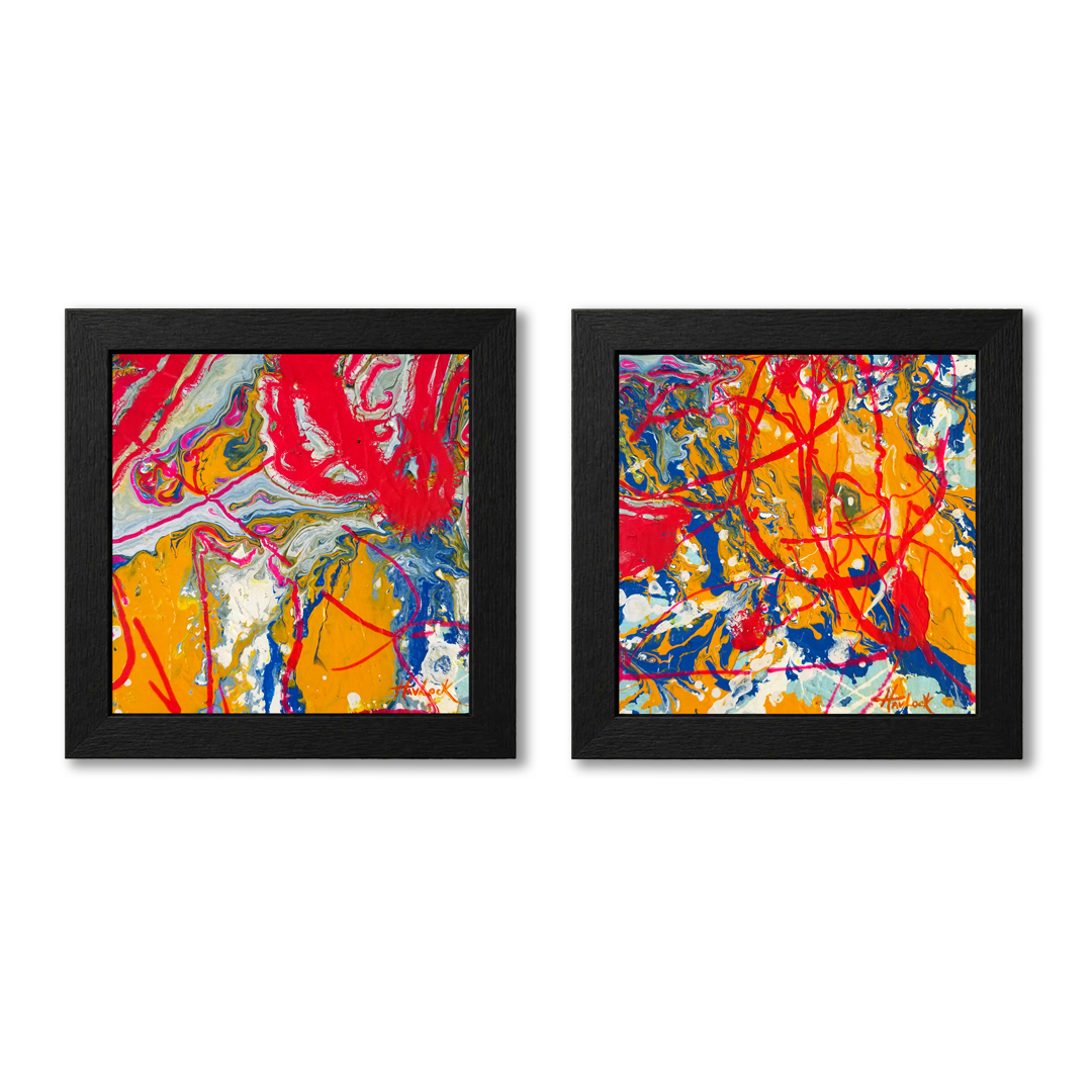 Dynamic Equanimity - Pocket Storms Diptych Set - Havlock Collaboration