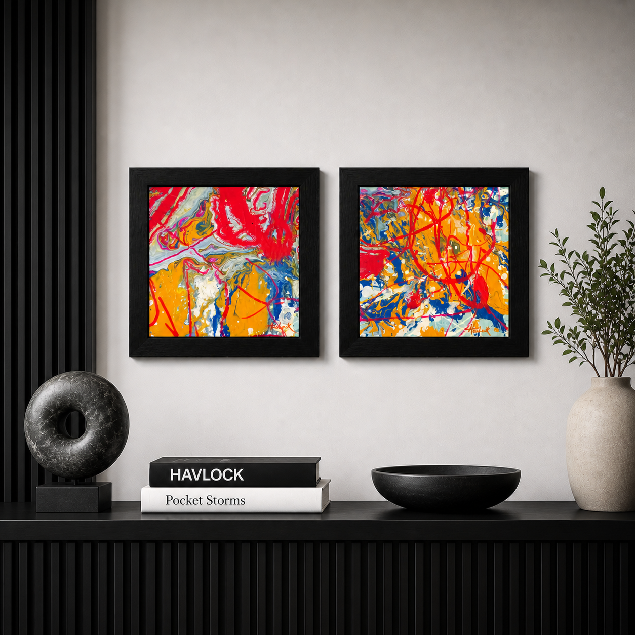 Dynamic Equanimity - Pocket Storms Diptych Set - Havlock Collaboration - Image 6
