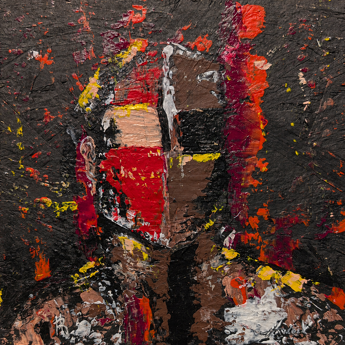 Pretty Brutal Secrets – Original Painting – Havlock collaboration – Under Pressure series - Image 3