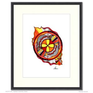 INCEPTION - Original Drawing - Abstract Geometry, Rhonda Havlock