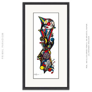 PRIMAL PARADIGM - Original Drawing - Abstract Geometry, Rhonda Havlock