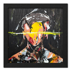 Reality Came Loose - Original Painting - Joey & Rhonda Havlock collaboration - Under Pressure series