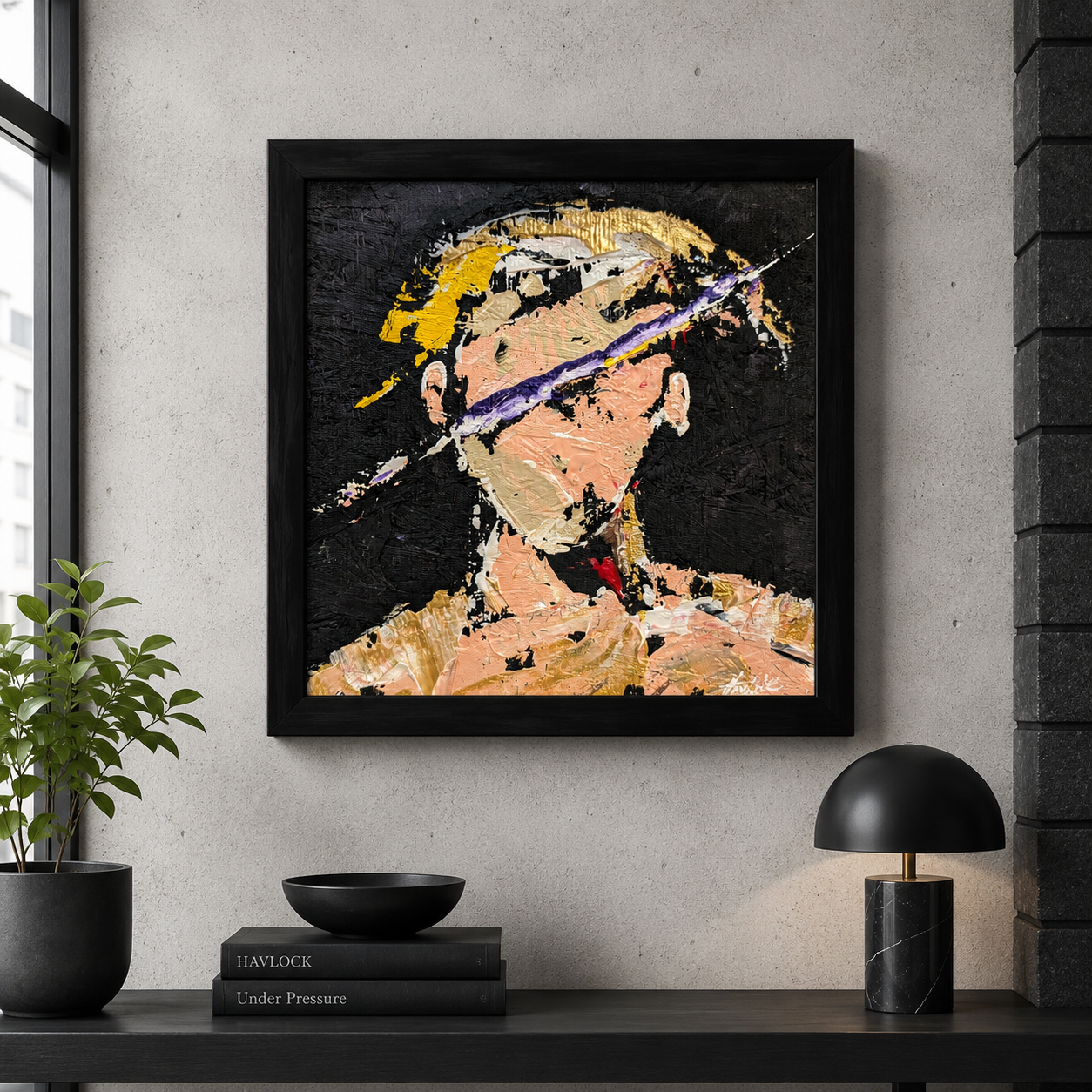 Split Hit Quick – Original Painting – Havlock collaboration – Under Pressure series - Image 4