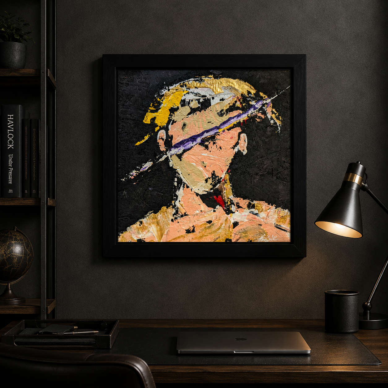 Split Hit Quick – Original Painting – Havlock collaboration – Under Pressure series - Image 3