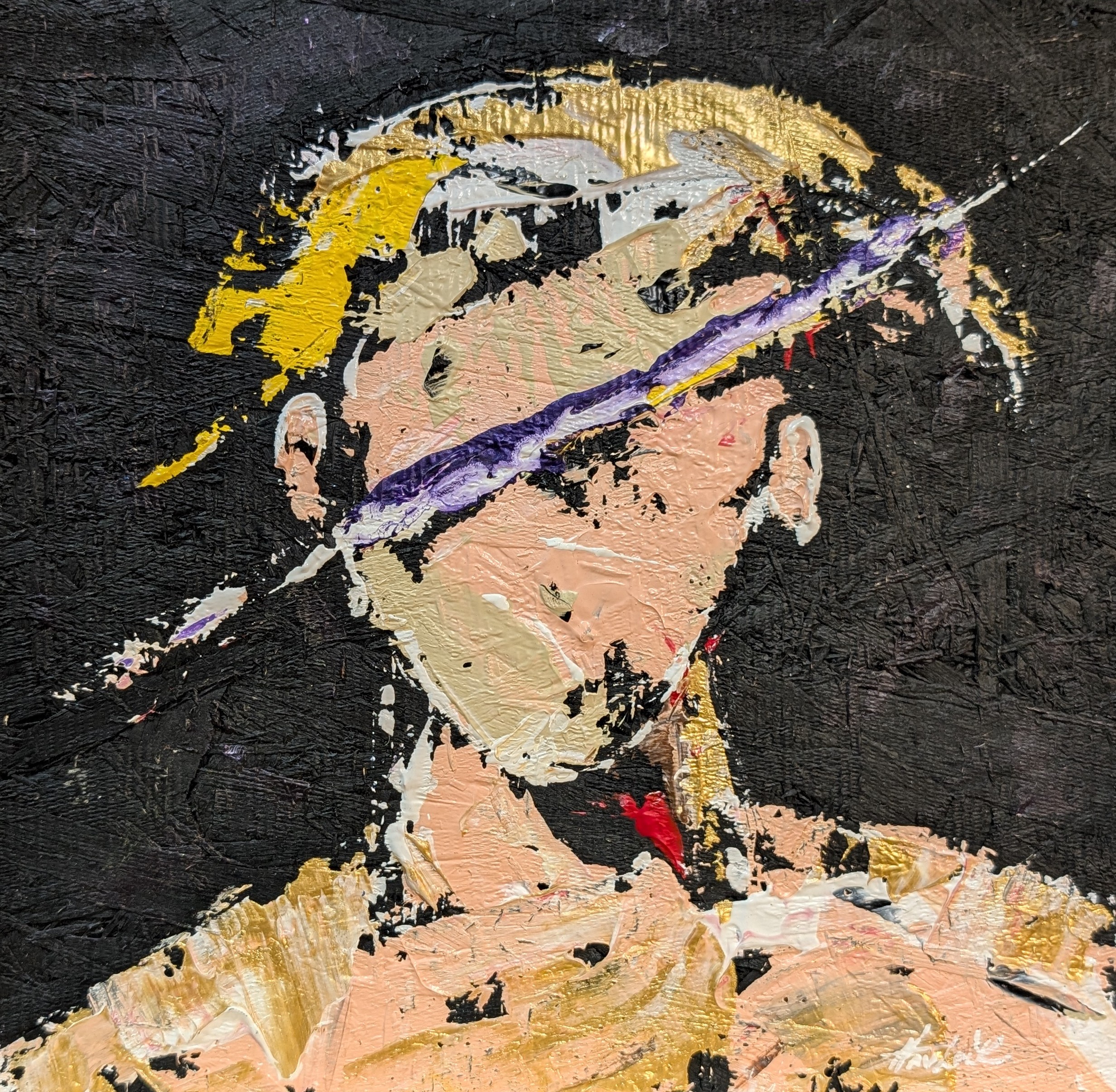 Split Hit Quick – Original Painting – Havlock collaboration – Under Pressure series - Image 5