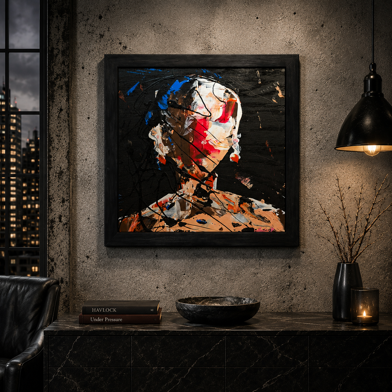 Sweet Sin Ritual - Original Painting - Joey & Rhonda Havlock collaboration - Under Pressure series - Image 2