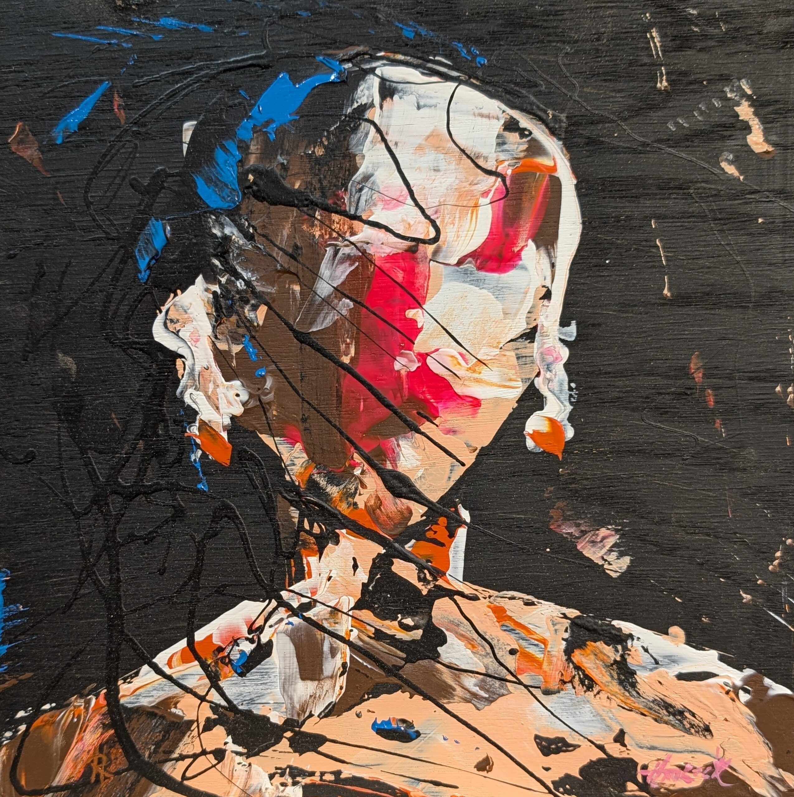 Sweet Sin Ritual - Original Painting - Joey & Rhonda Havlock collaboration - Under Pressure series - Image 3