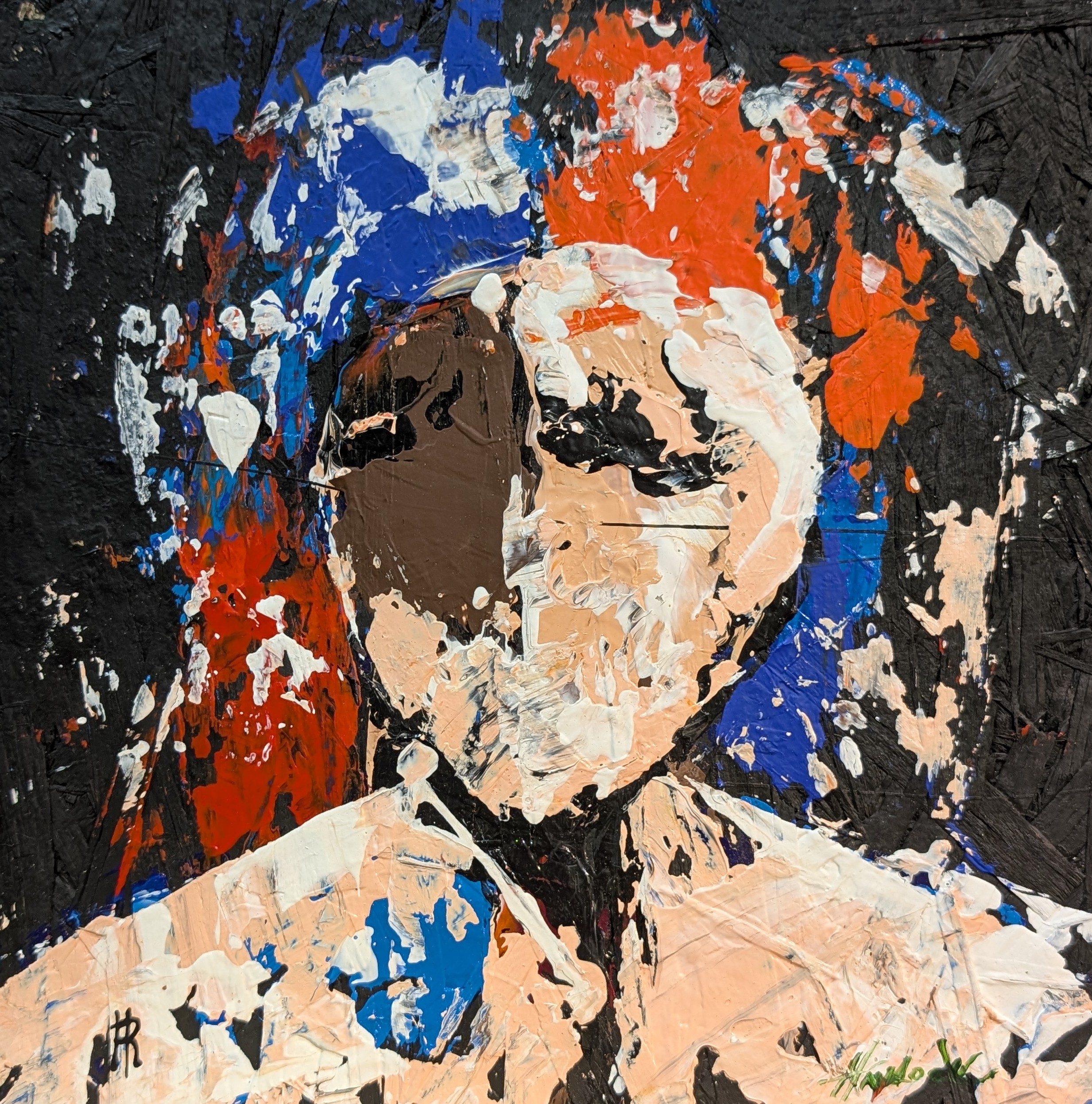 Temptation Trauma Response – Original Painting – Havlock collaboration – Under Pressure series - Image 6