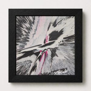 The G Spot - 6"x6" - Velocity Spin Art Series - Original Painting - Framed