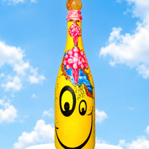 TWEAK - POPADEMIC - Painted Glass Bottle