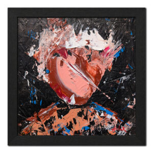 Azurexia White Noise - Original Painting - Joey & Rhonda Havlock collaboration - Under Pressure series