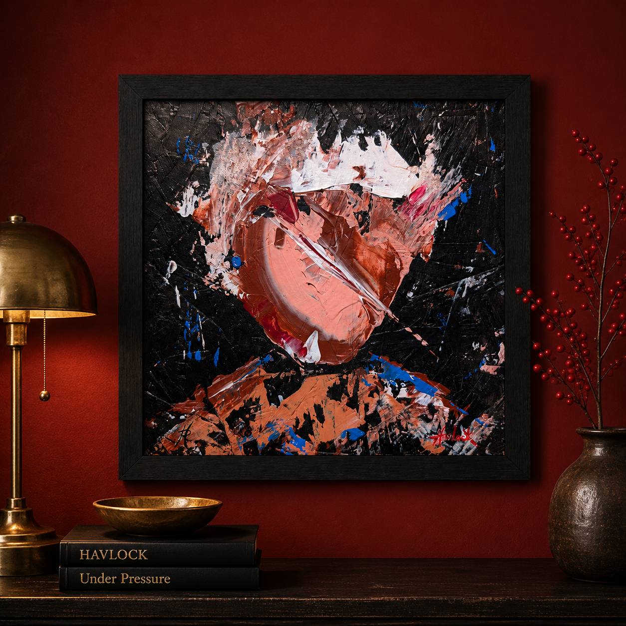 Azurexia White Noise - Original Painting - Joey & Rhonda Havlock collaboration - Under Pressure series - Image 4