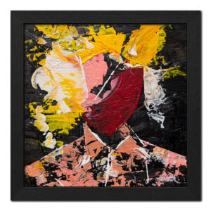 Beautiful Things Break - Original Painting - Joey & Rhonda Havlock collaboration - Under Pressure series