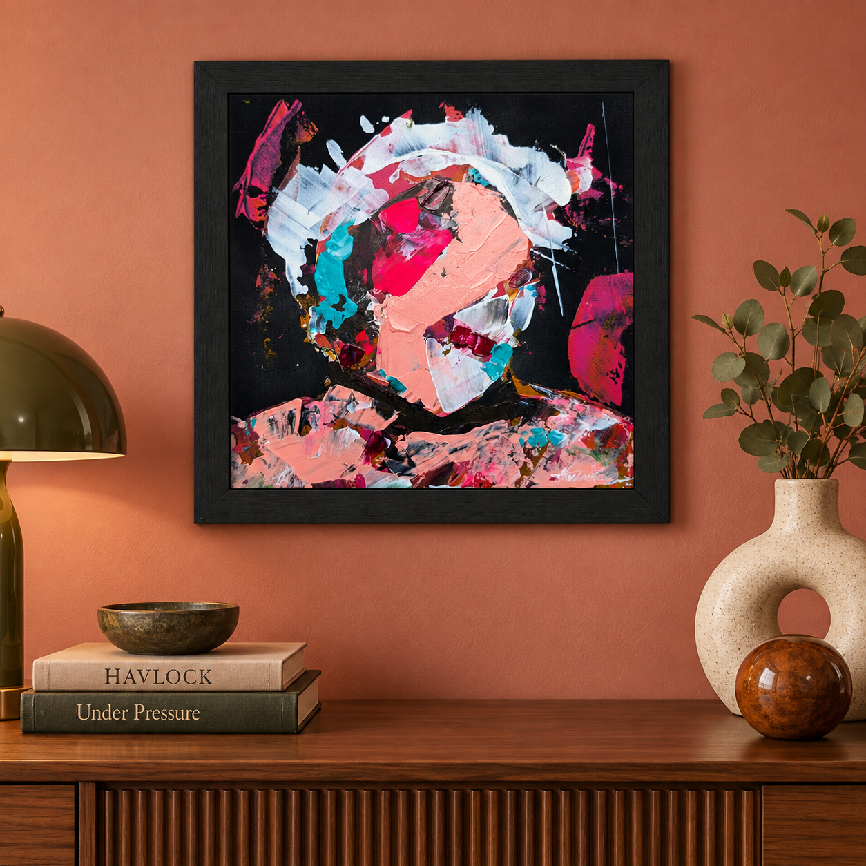 Ego Fears Infinity - Original Painting - Havlock collaboration - Under Pressure series - Image 4