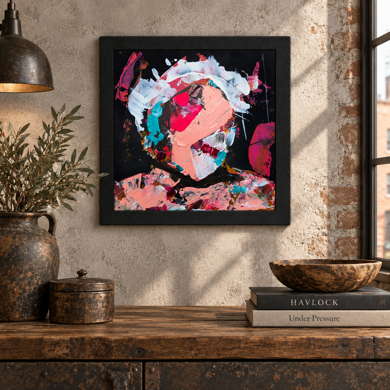 Ego Fears Infinity - Original Painting - Havlock collaboration - Under Pressure series - Image 7