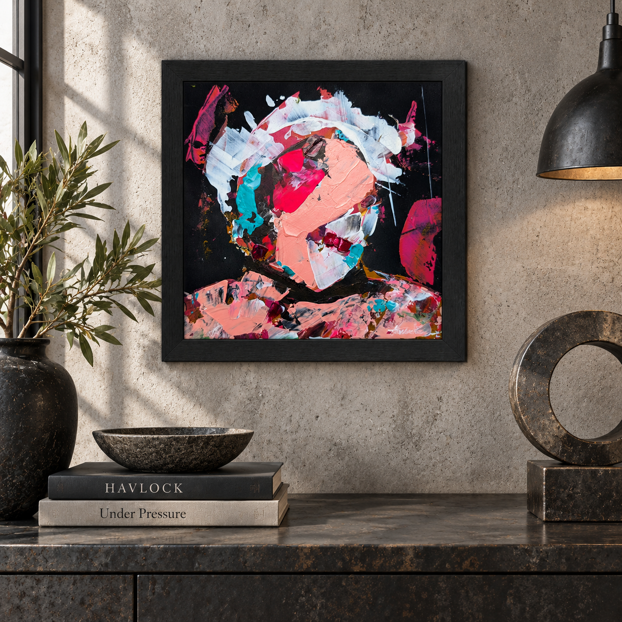 Ego Fears Infinity - Original Painting - Havlock collaboration - Under Pressure series - Image 2