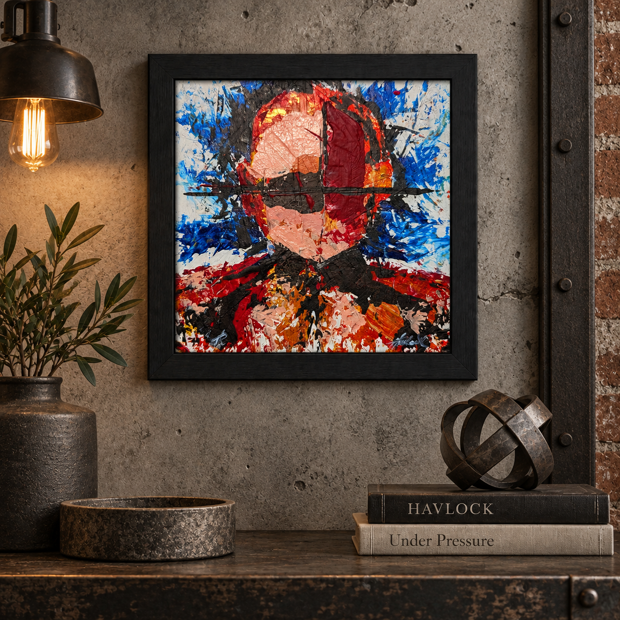 Eros Meets Entropy - Original Painting - Havlock collaboration - Under Pressure series - Image 2
