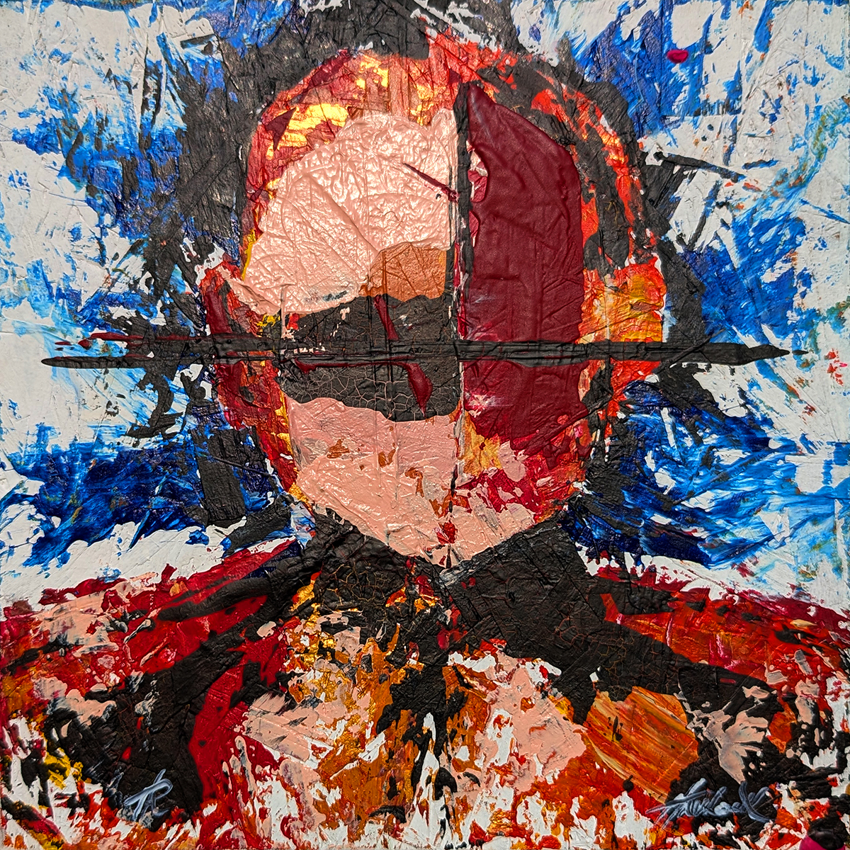Eros Meets Entropy - Original Painting - Havlock collaboration - Under Pressure series - Image 3