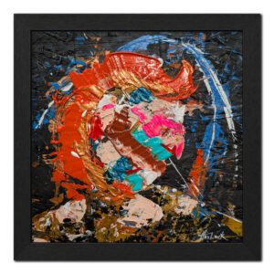 Everything Burns Differently - Original Painting - Joey & Rhonda Havlock collaboration - Under Pressure series