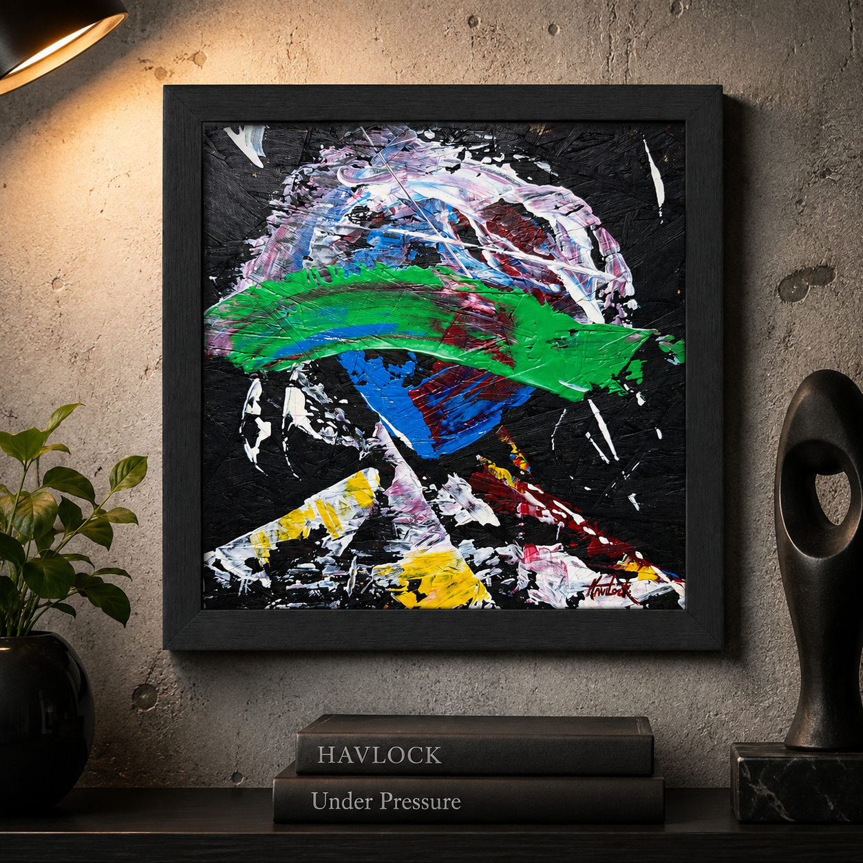 Exzaltation Wound - Original Painting - Joey & Rhonda Havlock collaboration - Under Pressure series - Image 2