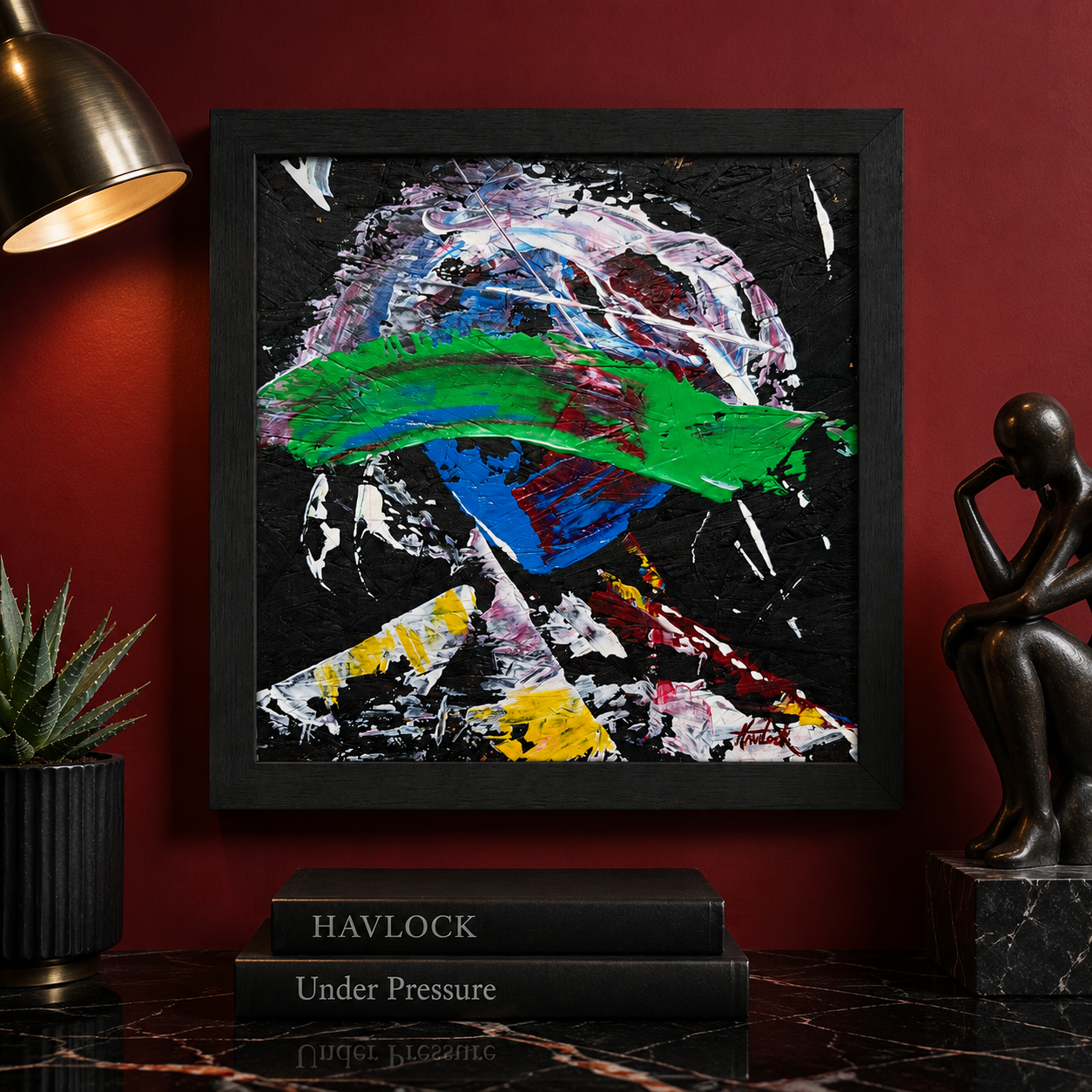 Exzaltation Wound - Original Painting - Joey & Rhonda Havlock collaboration - Under Pressure series - Image 6