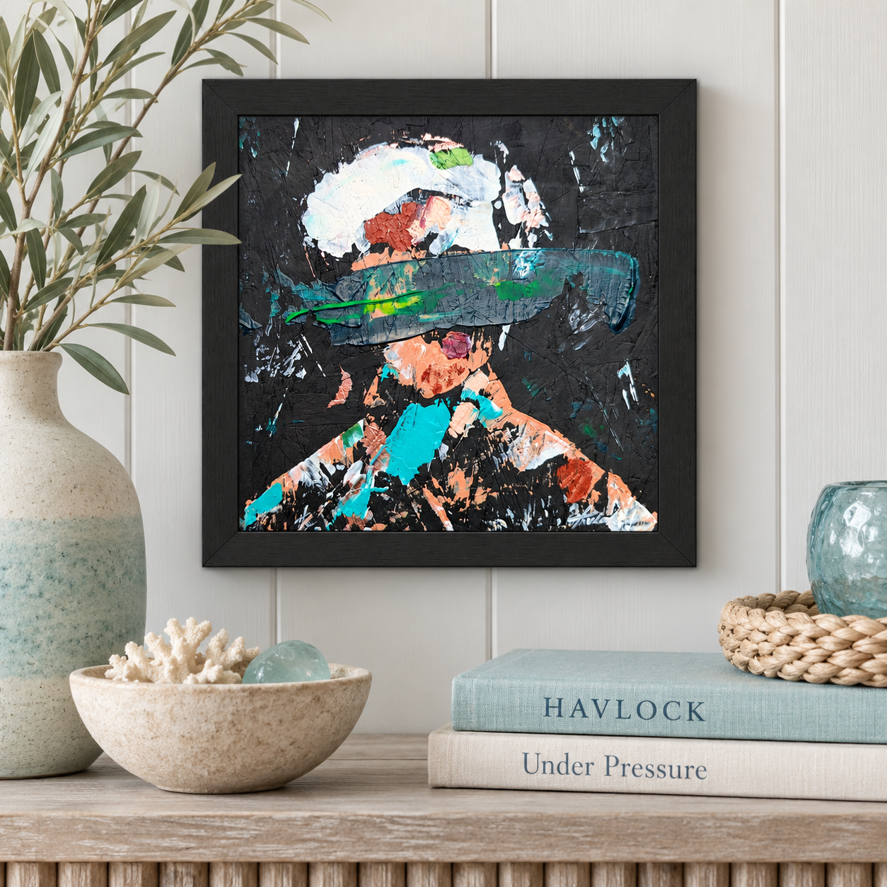 Karma Needs Witnesses - Original Painting - Havlock collaboration - Under Pressure series - Image 2