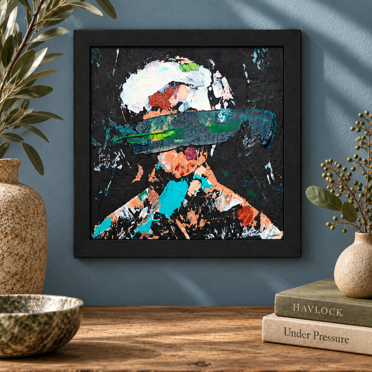 Karma Needs Witnesses - Original Painting - Havlock collaboration - Under Pressure series - Image 4