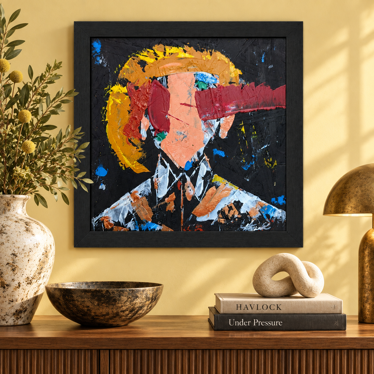 Psyche Needs Shelter - Original Painting - Havlock collaboration - Under Pressure series - Image 2