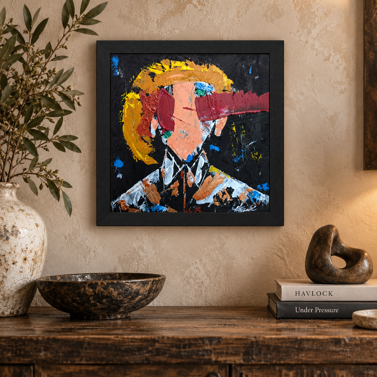 Psyche Needs Shelter - Original Painting - Havlock collaboration - Under Pressure series - Image 7