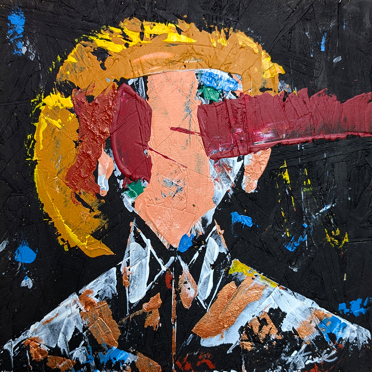 Psyche Needs Shelter - Original Painting - Havlock collaboration - Under Pressure series - Image 3