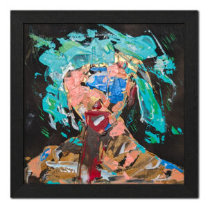 Psyche Swallows Light - Original Painting - Havlock collaboration - Under Pressure series