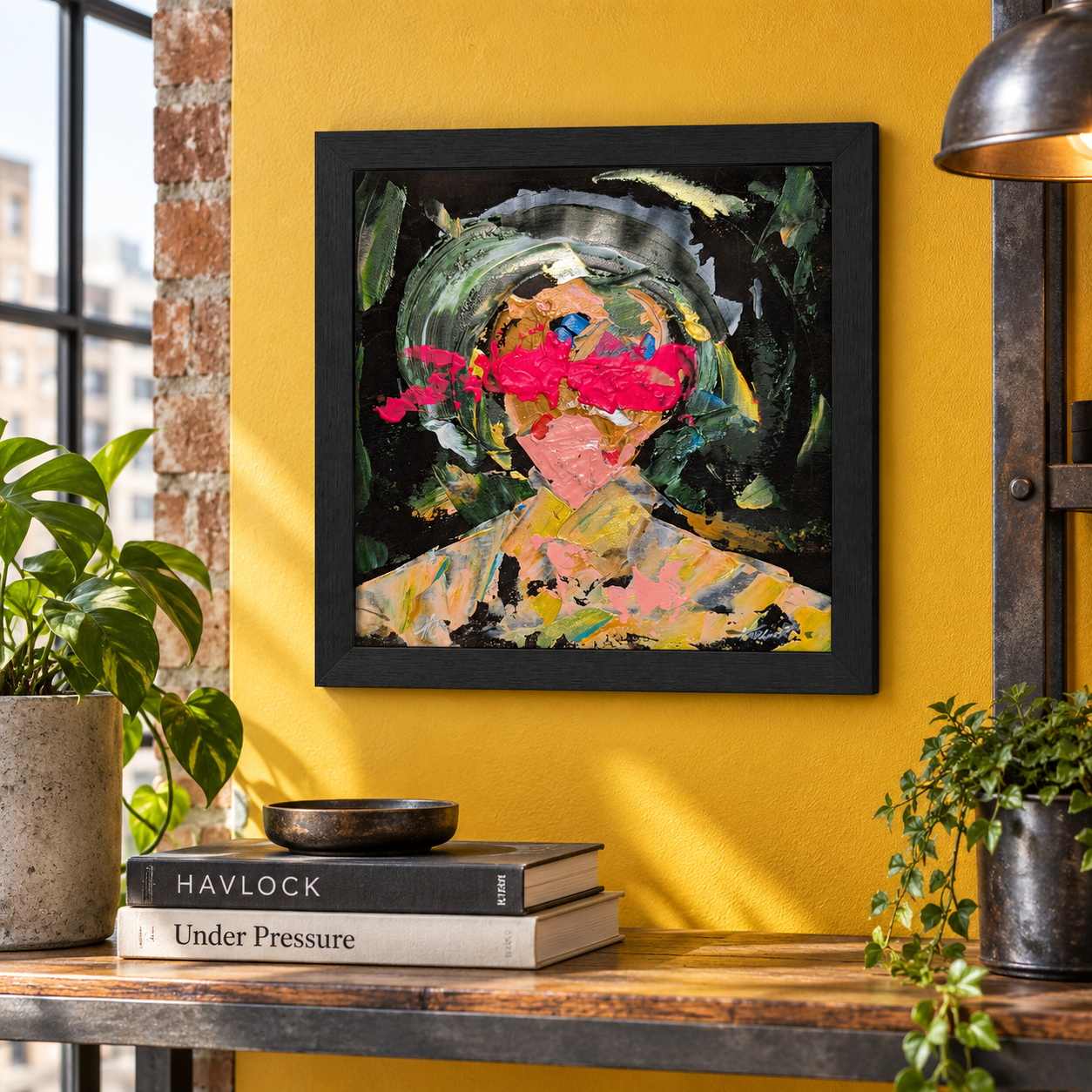 Soma Holds Secrets - Original Painting - Havlock collaboration - Under Pressure series - Image 2