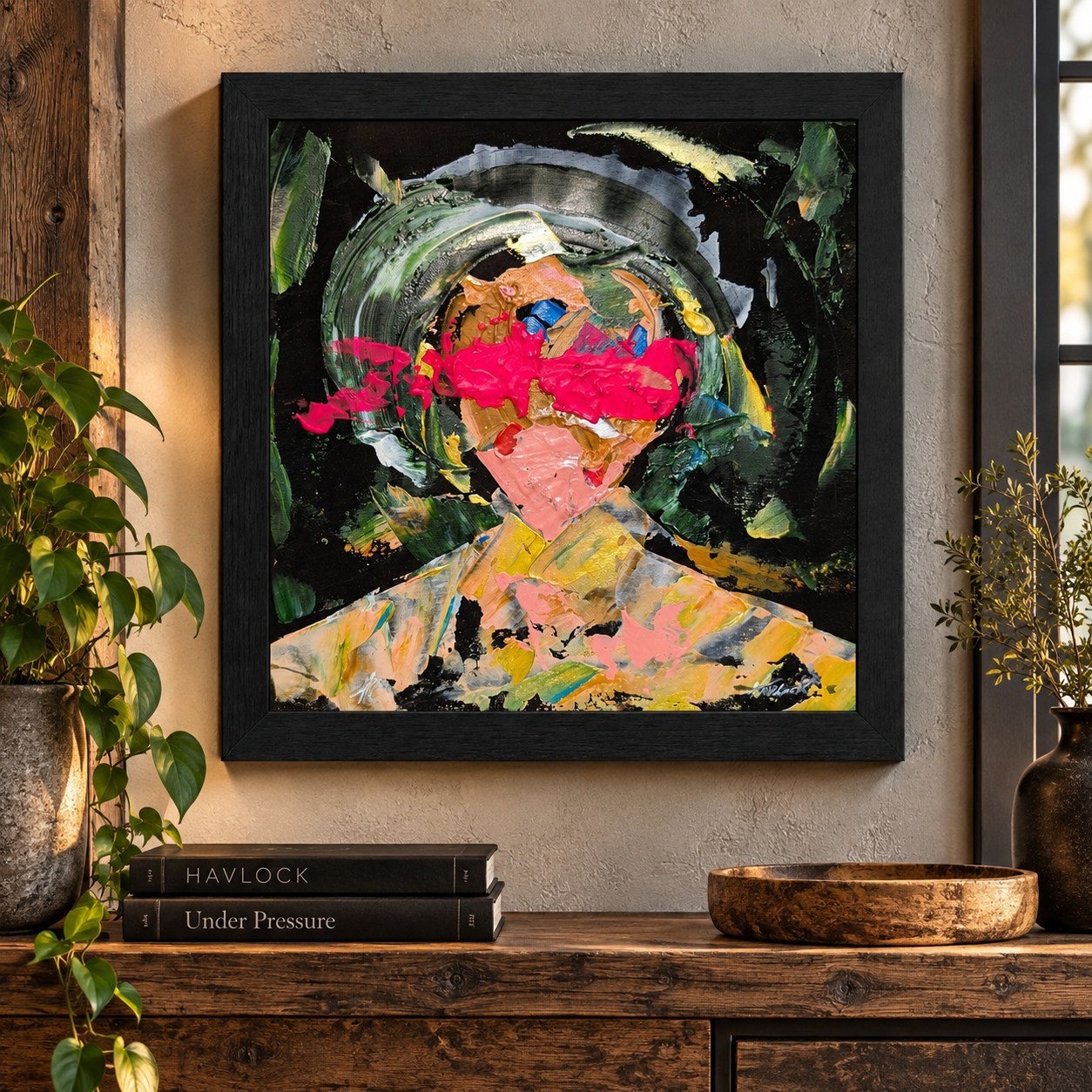 Soma Holds Secrets - Original Painting - Havlock collaboration - Under Pressure series - Image 4