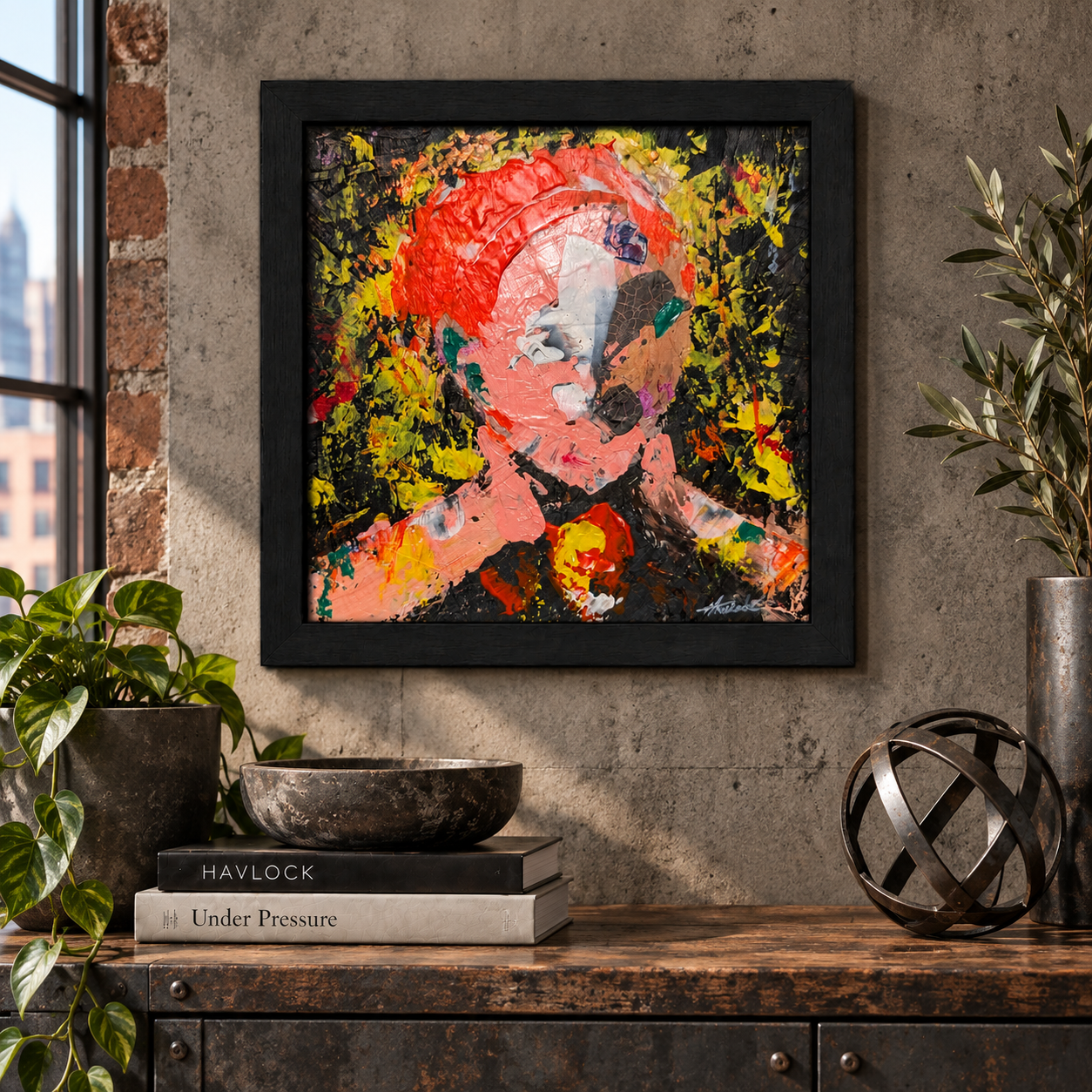 Zero Finds Meaning - Original Painting - Havlock collaboration - Under Pressure series - Image 4