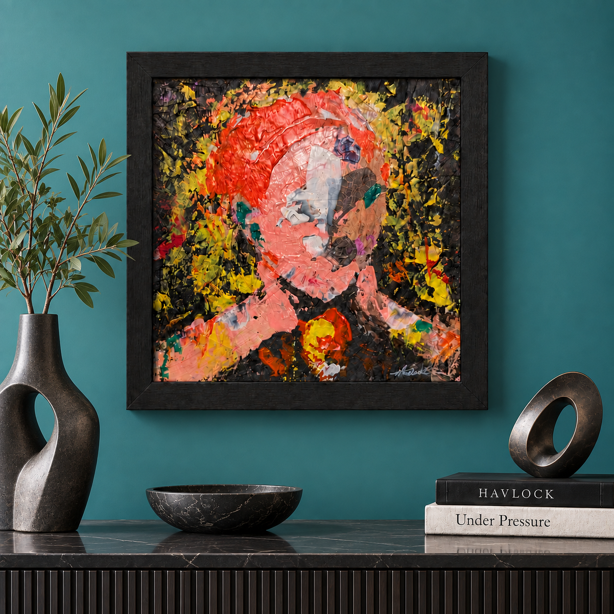 Zero Finds Meaning - Original Painting - Havlock collaboration - Under Pressure series - Image 2