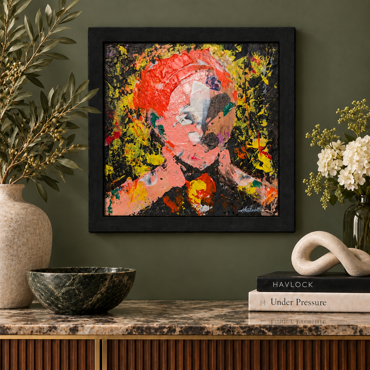Zero Finds Meaning - Original Painting - Havlock collaboration - Under Pressure series - Image 5