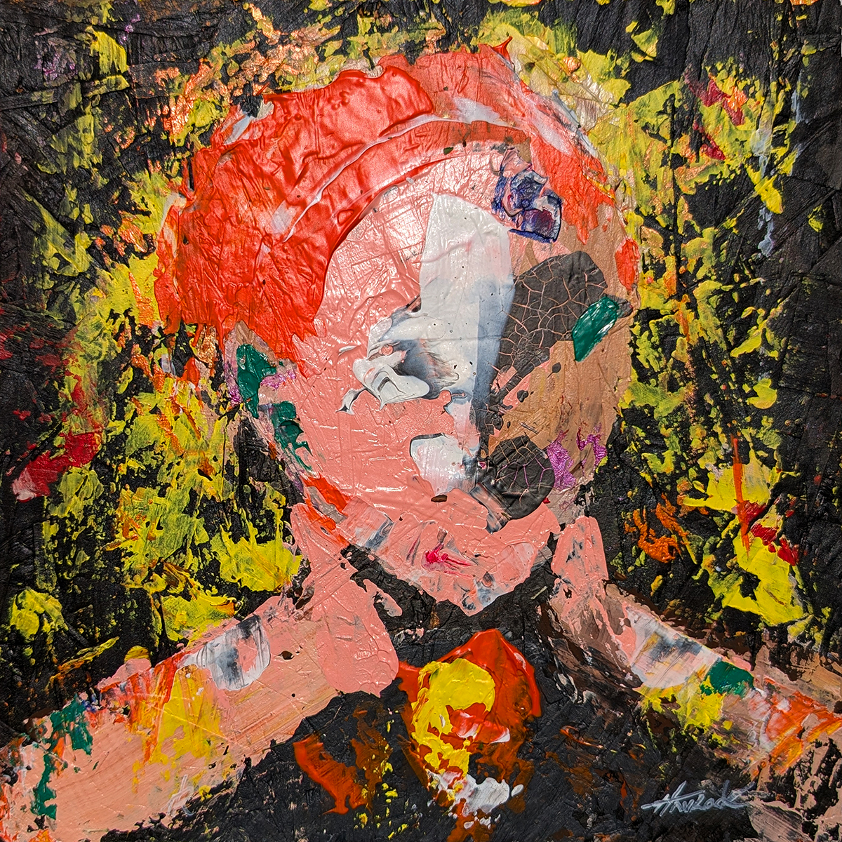 Zero Finds Meaning - Original Painting - Havlock collaboration - Under Pressure series - Image 3